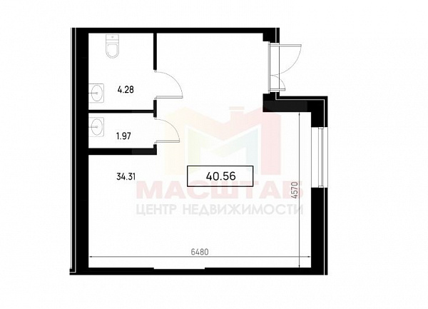 Торговое помещение 40,56 м2