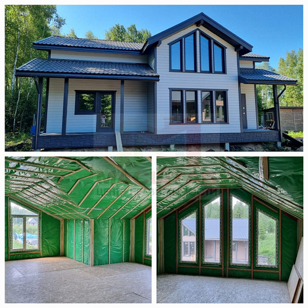 Дом 194м2 на участке 6 сот