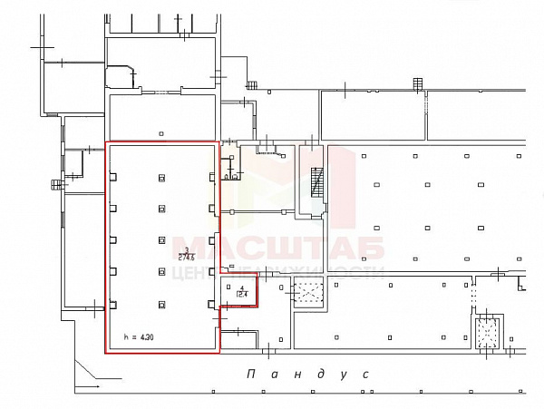 Помещение под склад, производство - 287 м2